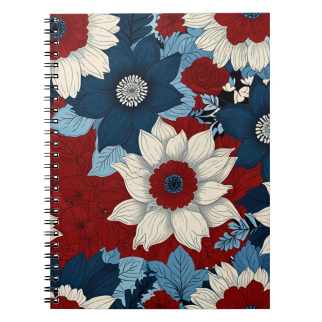 Charming Blommigt Anteckningsbok (Framsidan)