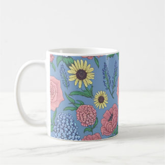 Charming Blommigt Mugg,Perfekt Gifts for Flower Kaffemugg