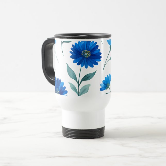 Charming Blommigt Print Coffee Mugg (Framsida vänster)