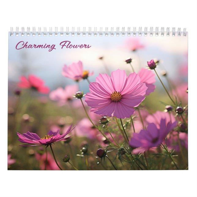Charming Blomsterfotografi Birth Month Flowers Kalender (Omslag)
