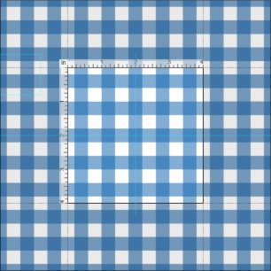 Charming Blue Gingham Tyg