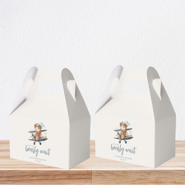 Charming Blue Nalle Boy Shower Presentaskar (Skapare uppladdad)