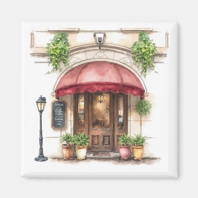 Charming Café Corner Magnet (Framsidan)