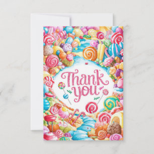 Charming Candyland tack för ditt kort