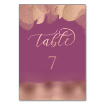 Charming Cassis ro guld vattenfärgskrofégrafi