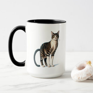 Charming Cat and New Zealand Mulberry: Dual-Sided Mugg