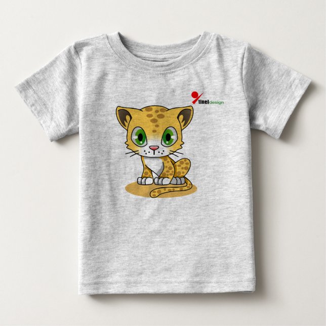 Charming Cat Baby T-Shirt (Framsida)