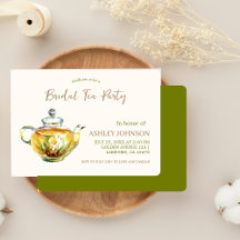 CHARMING Chamomile Möhippa Tea Party