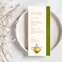 CHARMING Chamomile Möhippa Tea Party Meny