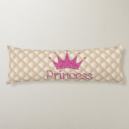 Charming Chic Pearls ,Tiara, Princess,Glittery Kroppskudde