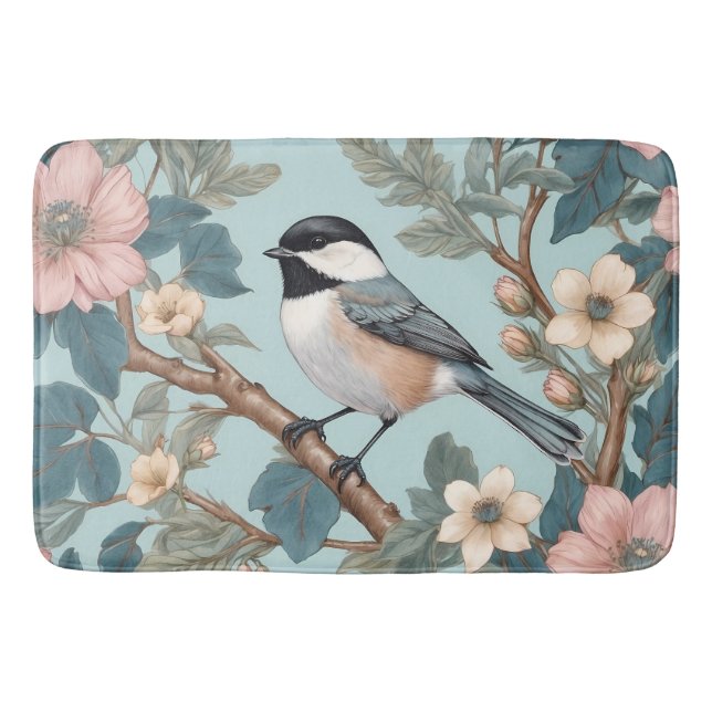 Charming Chickadee Bird Badrumsmatta (Framsidan)