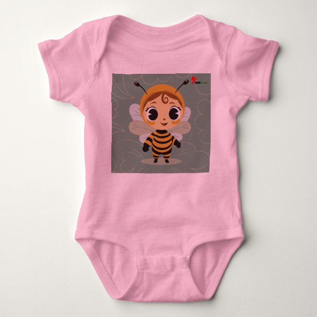 Charming Child Baby Bodykosting T Shirt (Framsida)