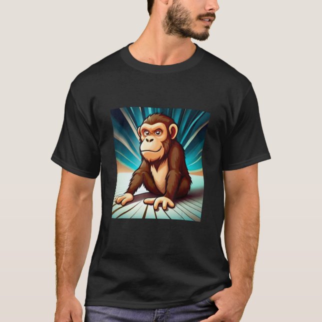 Charming Chimp T Shirt (Framsida)