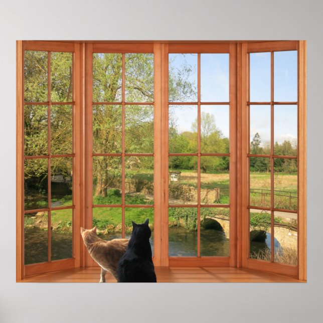 Charming Cotswets Countryside med vänner Poster (Framsidan)