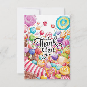 Charming Cute Candyland tack ditt kort