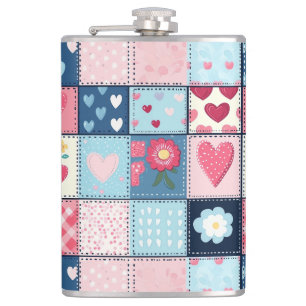 Charming Cute Patchwork Design Fickplunta