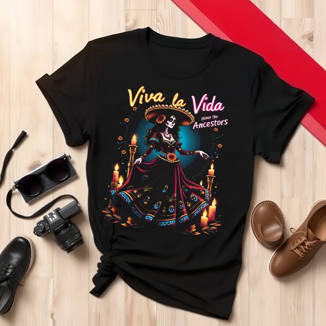 Charming Day of the dead Viva La Vida T Shirt (Skapare uppladdad)