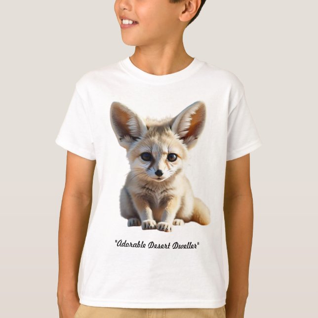 "Charming Desert Fox" T Shirt (Framsida)