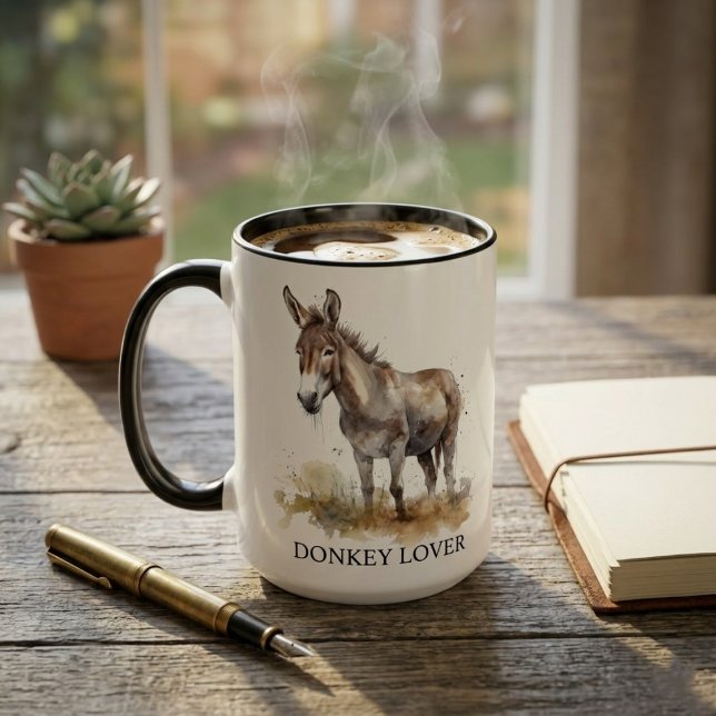 Charming Donkey Serenity, anpassad Mugg (Skapare uppladdad)