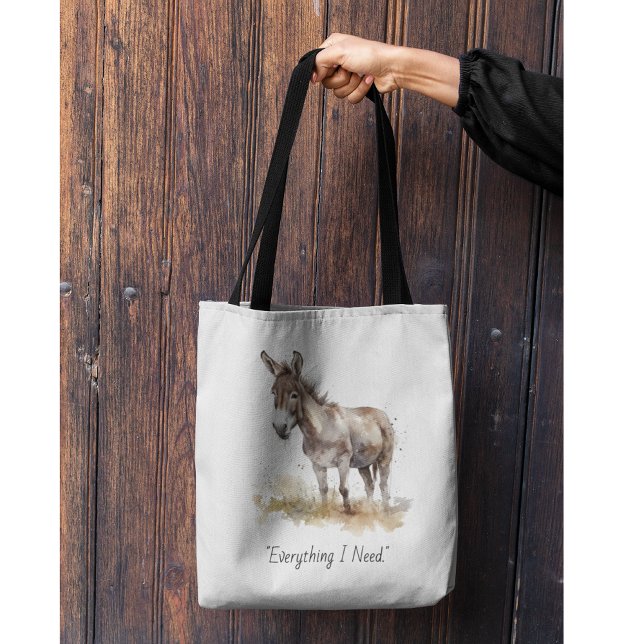 Charming Donkey Serenity, anpassad Tygkasse (Skapare uppladdad)