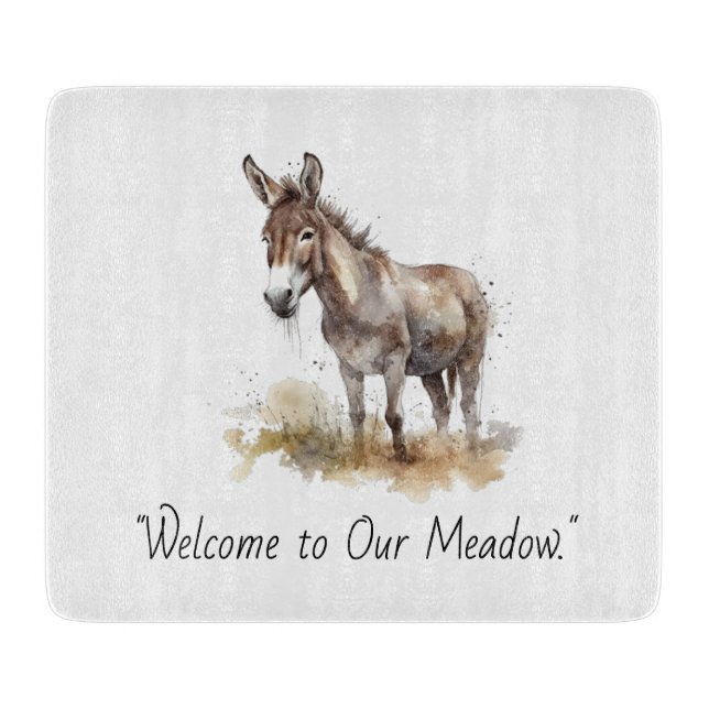 Charming Donkey Serenity, anpassningsbar (Framsidan)