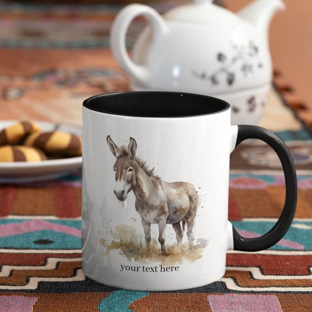 Charming Donkey Serenity, anpassningsbar Mugg (Skapare uppladdad)