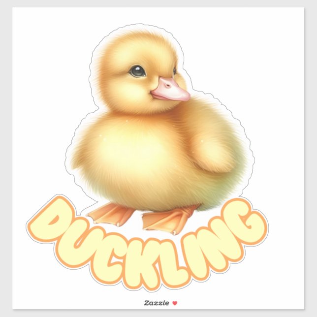 Charming Duckling - Nursery Klistermärken (Ark)