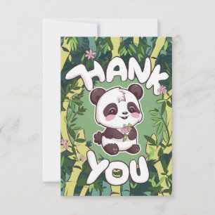 Charming Elegant Panda Tack Kort