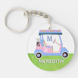 Charming Feminine Golf Cart Klubbs Monogram Namn