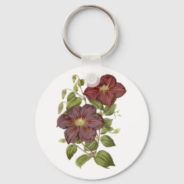 Charming Flower Keychain för Nycklar och påsar Nyckelring