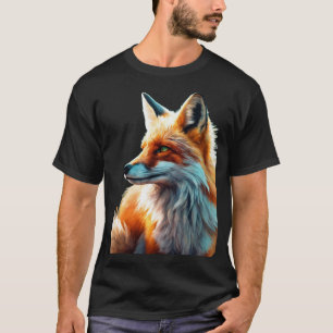 Charming Fox in Breeze - Mystical Realism T Shirt