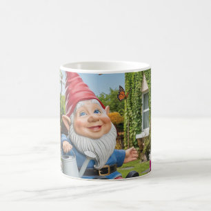 Charming Garden Gnome med Watering Can Kaffemugg