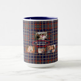 Charming Gift for Best Mamma Tartan Play 4 Foton Mugg