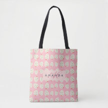 Charming Girly Strawberry Mönster Monogram Gifts