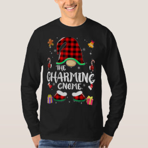 Charming Gnome Buffalo Play Red Matching Family C T Shirt