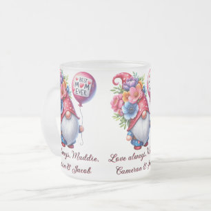 Charming Gnome Magic Personlig mors dag Frostad Glasmugg