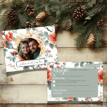 Charming God Jul Bröllop med Romantic Photo OSA Kort<br><div class="desc">Gör helgdag bröllop ännu mer speciellt med vårt Bröllop OSA-svarskort för Chic med ett romantiskt foto. Den här eleganten fångar kärlek och firande innersta väsen och bjuder in dina gäster till i ditt glada tillfälle. Den vackra layouten ser till att dina gäster enkelt kan svara samtidigt som de njuter av...</div>