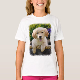 Charming Goldie Retriever Hund Puppy Photo T Shirt