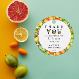 Charming Greenery Cute Tack Gåvor Etiketter
