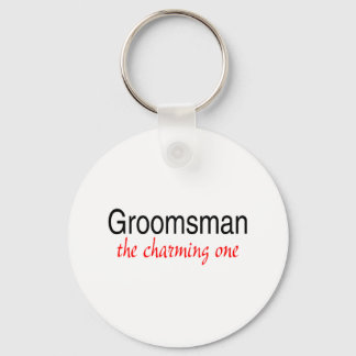 Charming Groomsman Nyckelring