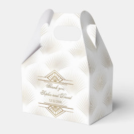 Charming Guld Underbar Gatsby Art Deco 1920-talet  Presentaskar