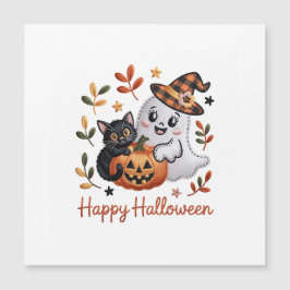 Charming Halloween-hälsningskort - Handritad Embr