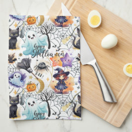 Charming Halloween Kitchen Towel Kökshandduk
