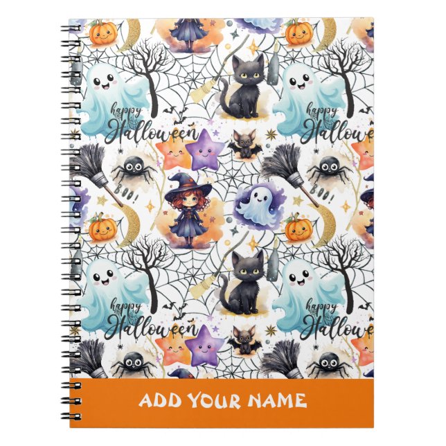 Charming Halloween Mönster bärbar dator Anteckningsbok (Framsidan)