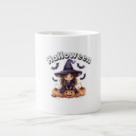 Charming Halloween Witch Specialty Mugg Jumbo Mugg