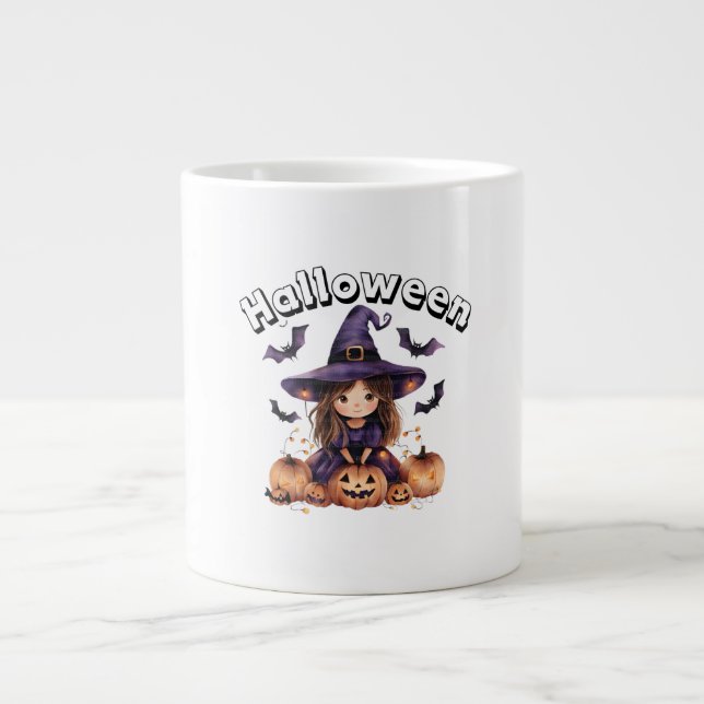 Charming Halloween Witch Specialty Mugg Jumbo Mugg (Framsidan)