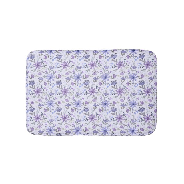 Charming Hand plockade Flowers Bath Mat Badrumsmatta (Framsidan)