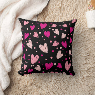 Charming Hearts and Dots Mönster Kudde