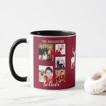Charming Helgdag Family Photo Collage Monogram