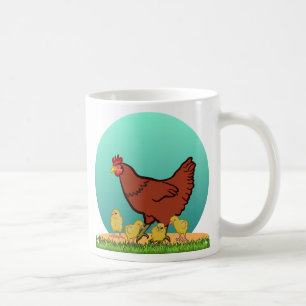 Charming Hen och Chickarna Farmyard Mugg